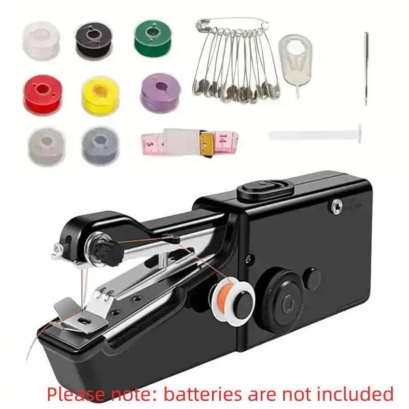 Wireless Handheld Mini Sewing Machine, Portable Electric Sewing Tool Kit, Electronic Sewing Machine, Multifunctional Home Sewing, Father's Day Gift, Home Sewing Machine (no Battery Included)