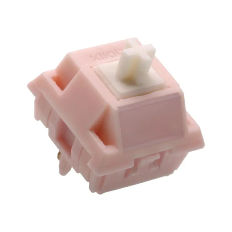 Xllab Peach Switch Linear Pre-Lubed 5 Pins HotSwap UPE Stem Keygeek Switches Gaming Accessories For Mx Mechanical Keyboard