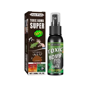 Jue-Fish Stink Spray Prank Bomb, Portable Liquid Toxic Super Stinky Long Lasting Pervasive Fart Spray for Fun Parties, Creative Humorous Gag Gift Idea, Perfect for April Fool's Day Jokes