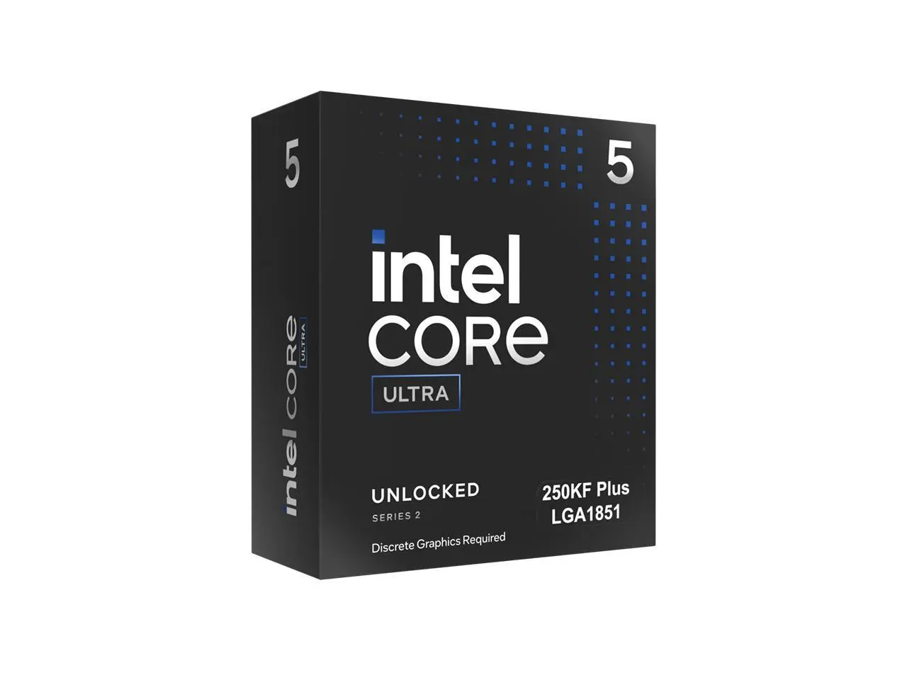 Intel Core Ultra 5 250KF Plus Processor 18 cores (6 P-cores + 12 E-cores) up to 5.3 GHz BX80768250KF Intel Core Ultra 5 250KF Plus Processor 18 cores (6 P-cores + 12 E-cores) up to 5.3 GHz BX80768250KF