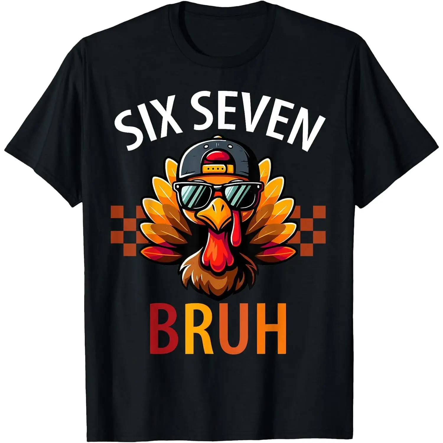 Turkey Thanksgiving Short Sleeve Sports Top - Men's/Women's s-Infused Top for Birthday, Father's Day, Family