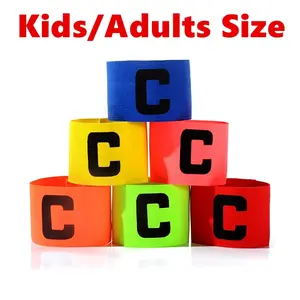 Kids Adults Football Captain Armband Soccer Arm Band Leader Competition Gift Soccer Captain Group Armband Football Training Soccer Training Equipment