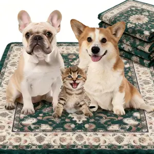 36"x24" Washable Dog Pee Pads Super Absorbent Leak-Proof Reusable Mats for Crate Playpen Sofa Ideal for Pets 4-Layer Tech Non-Slip Bottom Eco-Friendly Machine Washable Puppy Liner