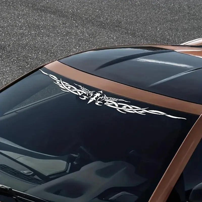 Cool Totem Car Stickers Wing Stripes Auto Accessories Rear Windshield Bumper Decoration Scratch Covering Vinyl Decals