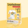 TransOurDream Durable Tru-Heat Transfer Paper for Inkjet & Laserjet Printers (20 Sheets, 8.5x11 in, 3.0) - Simple Printable HTV Iron-On for Light Fabric T-Shirts, Hoodies - Crafting, Events Use, Machine Wash Safe (TRANS-L3-1-20)