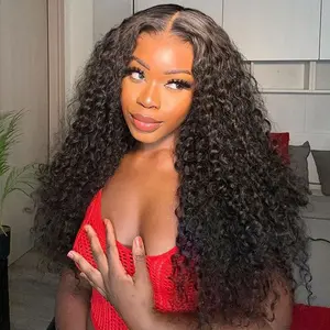 MORE FACE 13x6 Deep Wave 30 Inch Transparent Lace Front Wig Human Hair Lace Frontal Wigs For Woman Real Hair Wigs Preplucked with Baby Hair