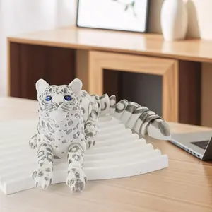 3D Printed Animal Model, Flexible Joint Wildlife Figurine, Movable, Home Office Decor, Anxiety Relief Sensory Toy, Cute Desk Ornament, Perfect Gift