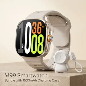 M99 Smart Watch with 1500mah Charger, 2.4 Inch Amoled Screen, Ideal for Business Travel and Daily Use, Advanced Features for Modern Lifestyle, Durable Gadget Watch
