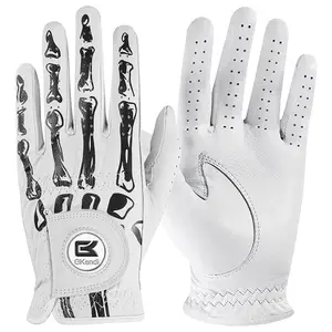 Cabretta Leather Golf Gloves for Men Value 1 Pack, Premium Stylish & Comfortable Left Hand Gloves with Ball Markers for Right-Handed Golfers, Enhanced Grip & Breathability, Golf Accessories