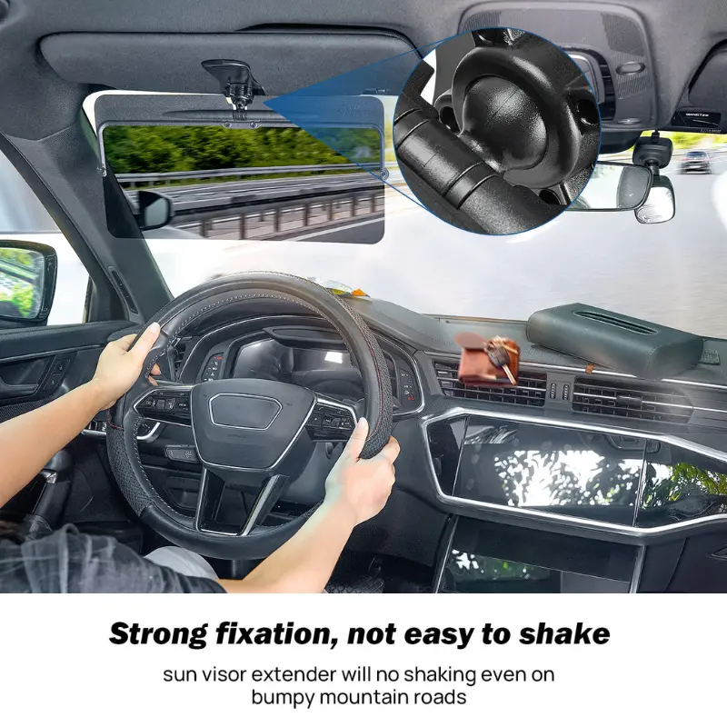 【Summer Survivals】Joytutus Universal Anti-Glare Polarized Car Sun Visor Extender with UV400 Protection 12.6 x 5 Lens Size Quick 5 Sec Install Safe Driving Windshield Shade for Car Inside tiktokshopspringglowup, Sunshade For Car Inside, Cars