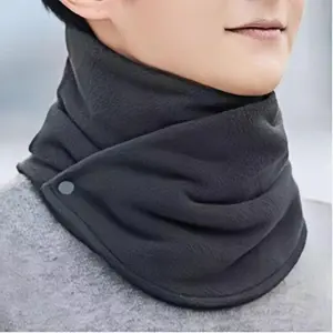 Solid Color Thickened Neck Warmer, Windproof Neck Gaiter, Neck Warmer for Men & Women, Cold Weather Outdoor Sports Accessories for Cycling, Running, Hiking