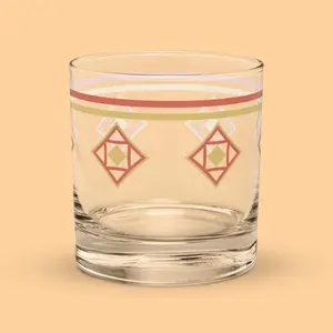 Orange Mad Tea Rocks glass