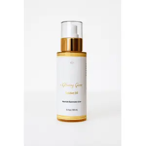 A Glowing Goose Golden Oil - 10g Nourish Illuminate Glow Plant-Based Anti-Aging & Anti-Inflammatory Formula 3.4 oz / 100 mL