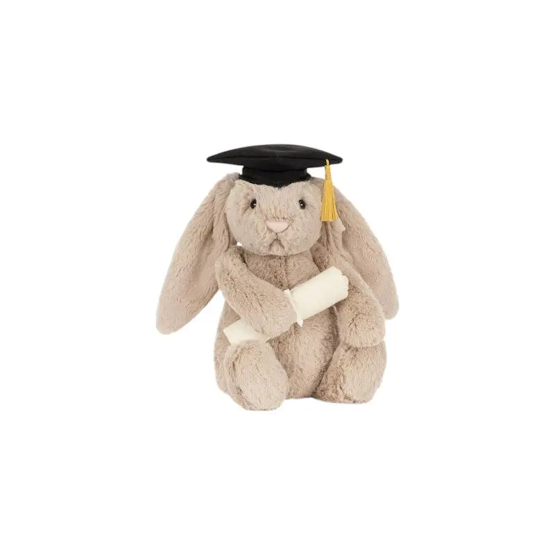 Jellycat Bashful Bunny Graduation Outfit Plush, from StockX