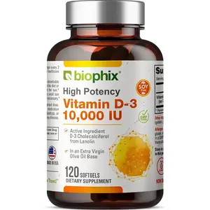 Vitamin D-3 10000 IU High-Potency 120 Softgels