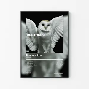 [ ALBUM POSTER UNFRAMED - SALE UP TO 45% ] Deftones Album Poster Alternative Metal Wall Art Aesthetic Room Music Setup Man Cave Gift for Him