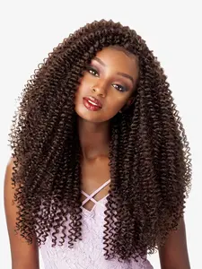 Lulutress Water Wave 18" - Versatile Braiding Hair for Effortless Style Natural-Looking Waves Minimal Upkeep Salon-Quality Results
