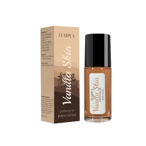 Koec Peach Roll-On Perfume Oil, Vanilla Coconut Scented Rollerball, Long-Lasting Portable Size Fragrance for Women Daily Use