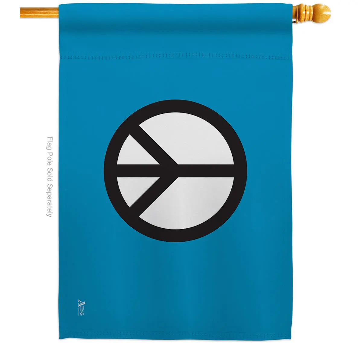 28 x 40 in. Peace Sweet Life Earth Double-Sided Decorative Horizontal House Flags - Decoration Banner Garden Yard Gift