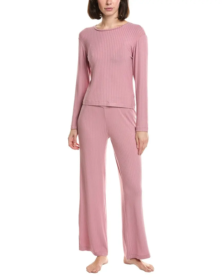N Natori 2pc Harmony Rib Pajama Set