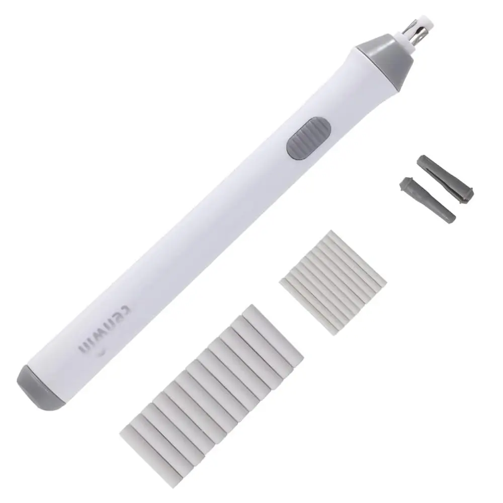 tenwin Electric Pencil Eraser for Sketching Pencils/Drafting/Drawing/Graphite Pencils, Couture Creations Creative Detailer Tool, Battery Operated Electric Eraser Kit for Artists, 22 Refills, Perfect Gift for Artists, back to school haul