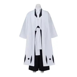 Men's Hirako Shinji cosplay costume, Hitsugaya Toshiro uniform Halloween costume set