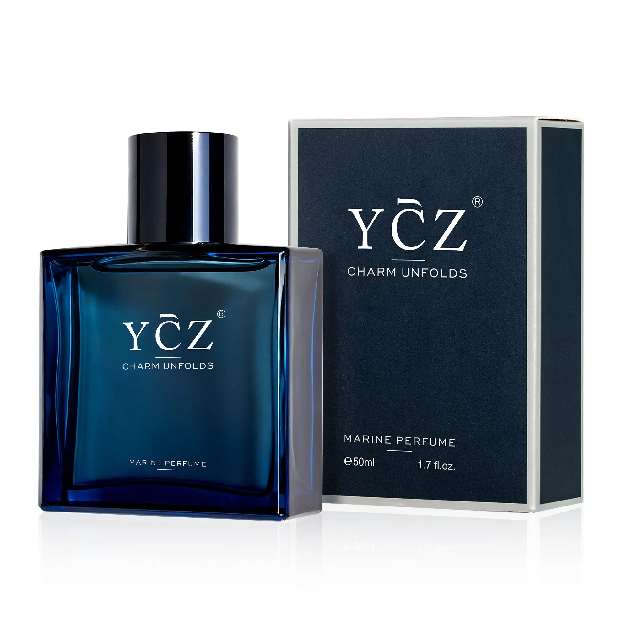 YCZ Cologne Midnight Eau De Parfum Men - 1.7oz(50ml/100ml) Long Lasting Fragrance with Floral, Fruity, and Woody Notes, Alcohol Free, Charm for Perfume Collectors Eau De Parfume