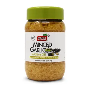 Minced Garlic in Oil Ready to Use Cooking Ingredient Savory Garlic Flavor for Cooking Marinades Sauces and Seasoning Convenient Kitchen Staple 8oz Jar
