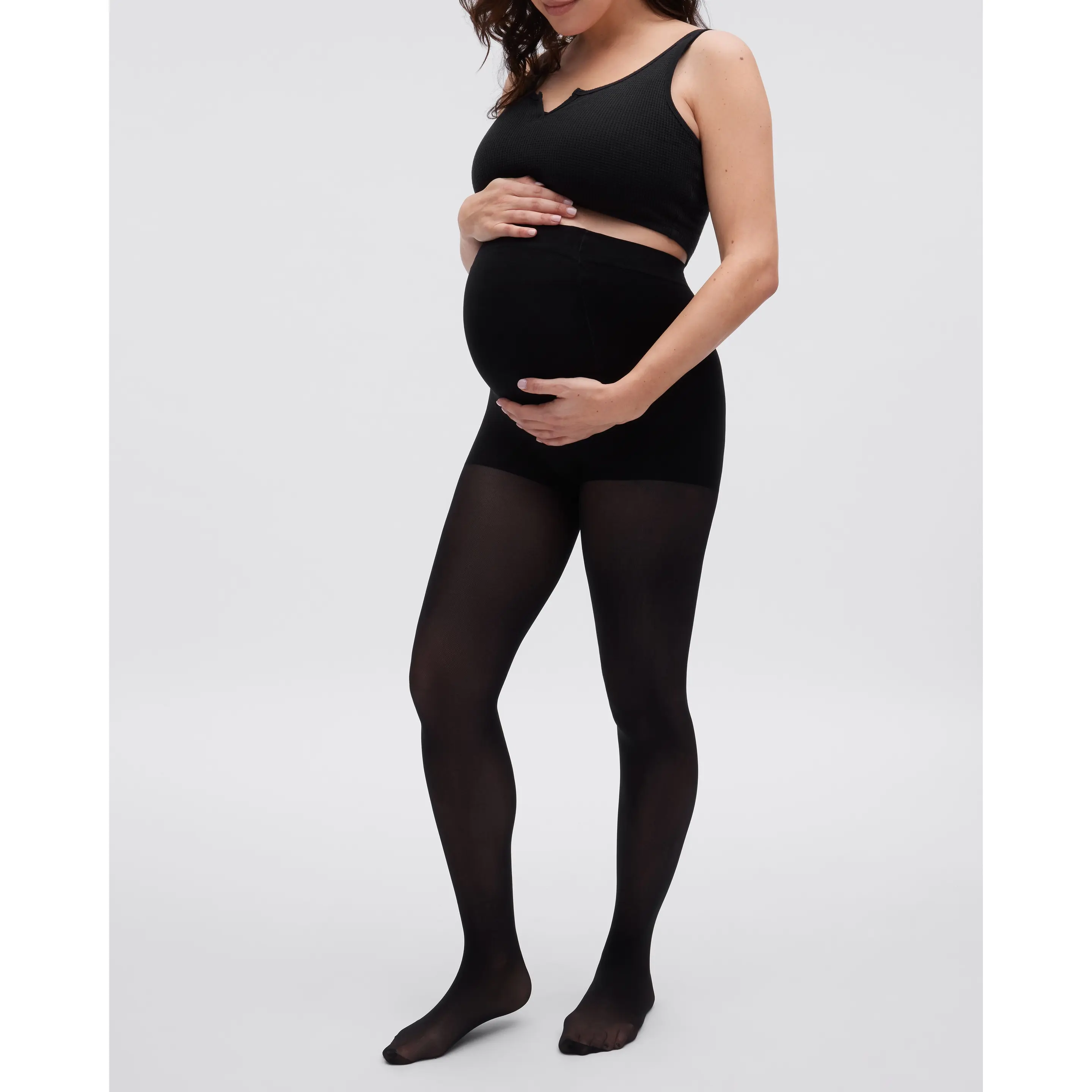 Classic Maternity Semi-Sheer Rip-Resist Tights