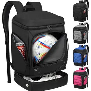 Soccer Backpack,Soccer Bag with Ball Holder, Includes Separate Cleat Shoe and Ball Compartment  Equipment Bags Fit Basketball Volleyball Football