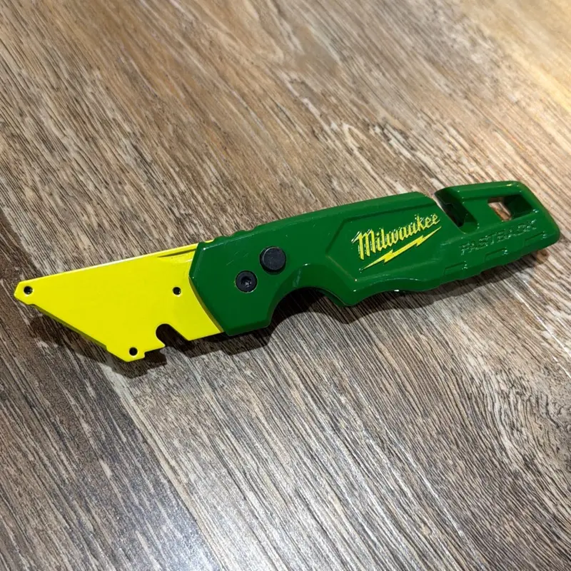 Green and yellow Milwaukee fastback