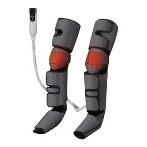 VEVOR Full Leg Massager,  Air Compression Leg Massager for Foot Calf Thigh Knee, 2 Knee Heating Levels, 3 Modes & 3 Intensities, Leg Compression Massage Boots for Circulation, Swelling and Pain Relief