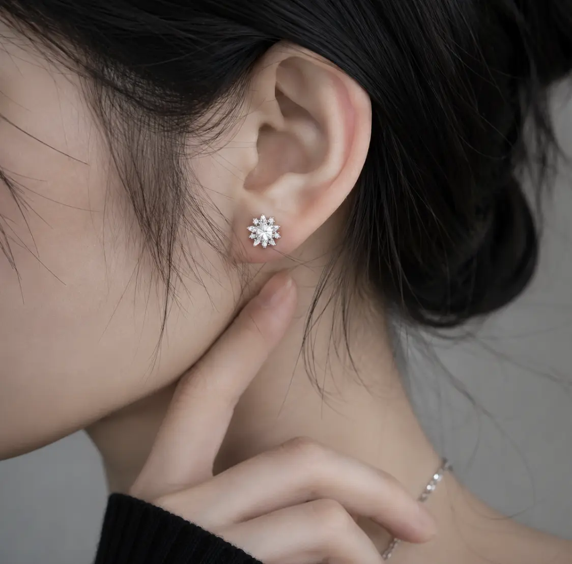 Unisex 2PCS Set Alloy Dainty Small Star Stud Earrings - Rhinestone Sparkly Embellished Costume Jewelry, Lightweight Comfortable for Daily Wear & Party, Ideal for Birthday Occasions, Cute Elegant Fashion Accessory