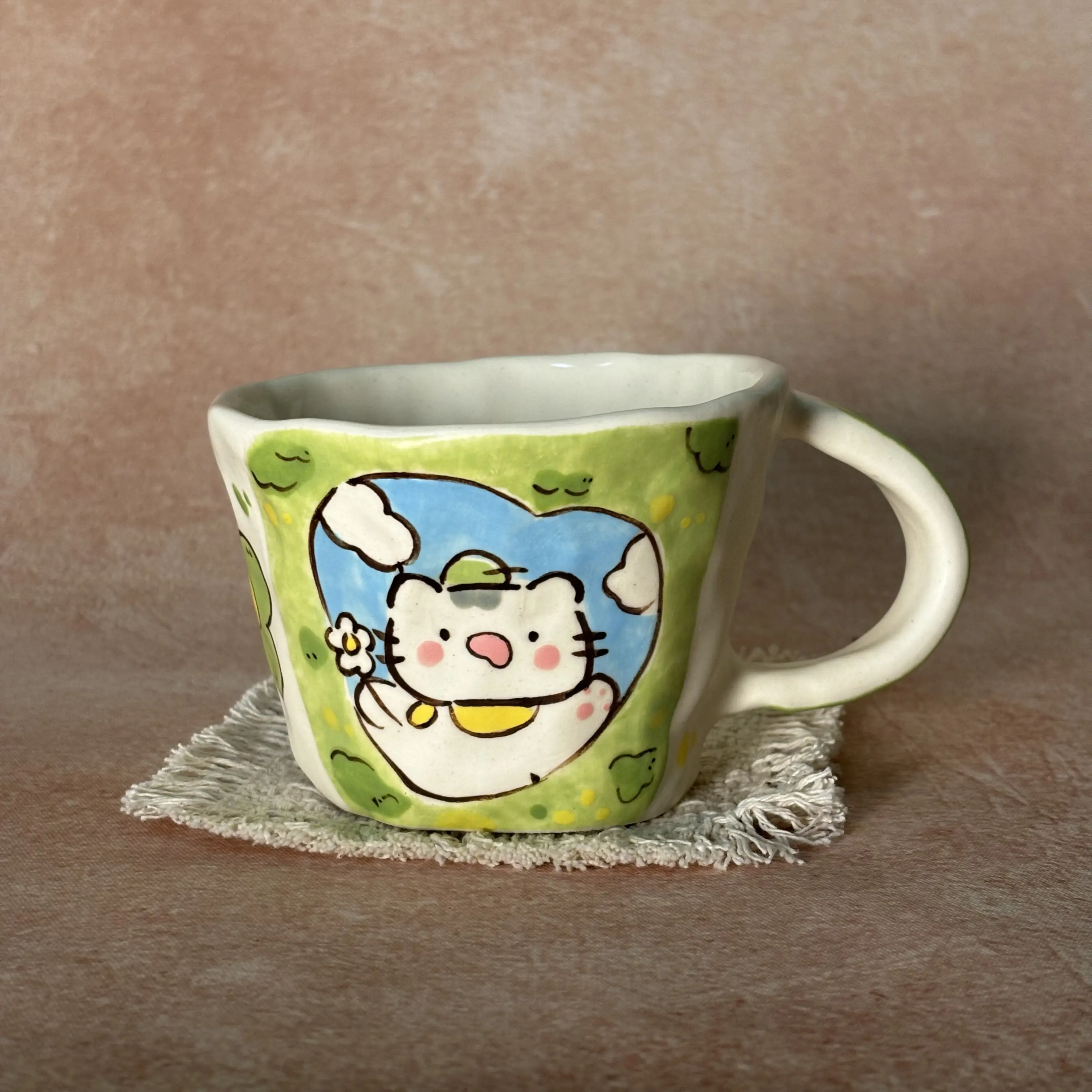 808PORCELAINKILN × Dream Garden Collection × MILO · Little Explorer Ceramic Mug