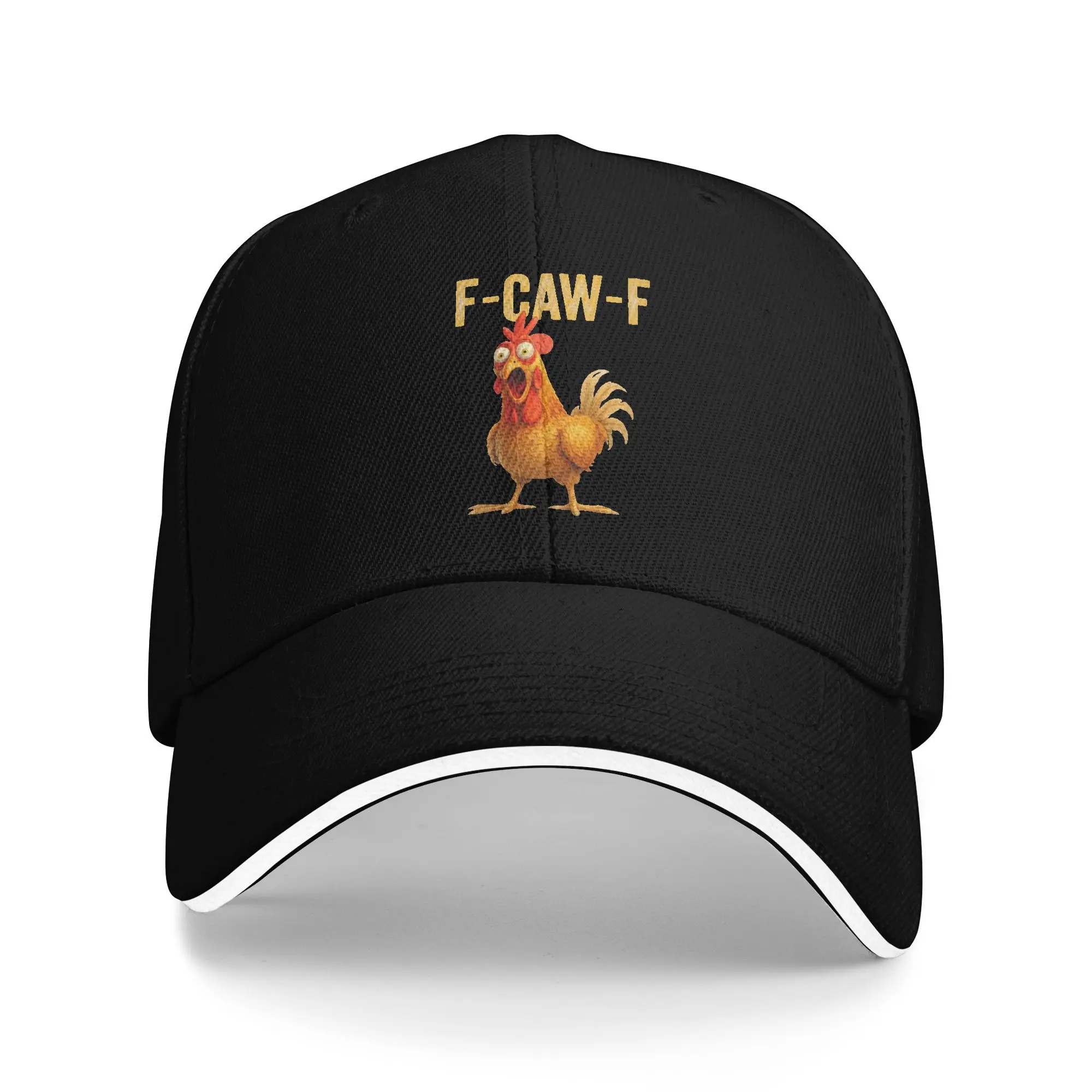 Funny Crow F-CAW-F Baseball Cap Trucker Cap for Men Women Hat Casual Hat Adjustable Hat