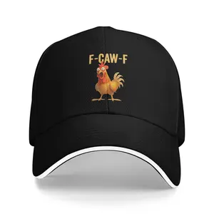 Funny Crow F-CAW-F Baseball Cap Trucker Cap for Men Women Hat Casual Hat Adjustable Hat