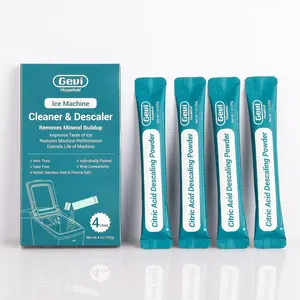 【Springtok】Ice Maker Cleaner & Descaler | Conveniently Individually Packed | Organic Citric Acid Powder for All Major Brands