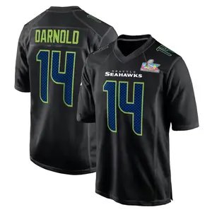 Sam Darnold Seattle Seahawks Youth Super Bowl LX Carbon Fashion Game Jersey - Black