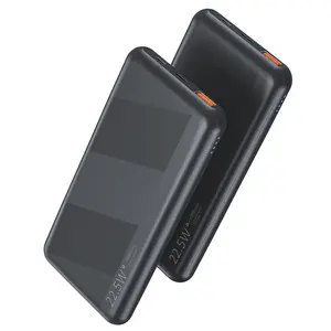 citicr 15000mAh Slim & Portable Charger with Built-in Type-C Port, PD20W Fast Charging Power Bank for iPhone and Android, Multiple Colors (Travel Essential)