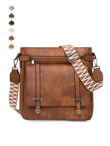 Large Capacity Crossbody Bag, Commuter Versatile Tote, Wide Strap Comfortable Shoulder Bag, Fashion Casual Messenger Bag, Waterproof Multi-Pocket Women's Backpack