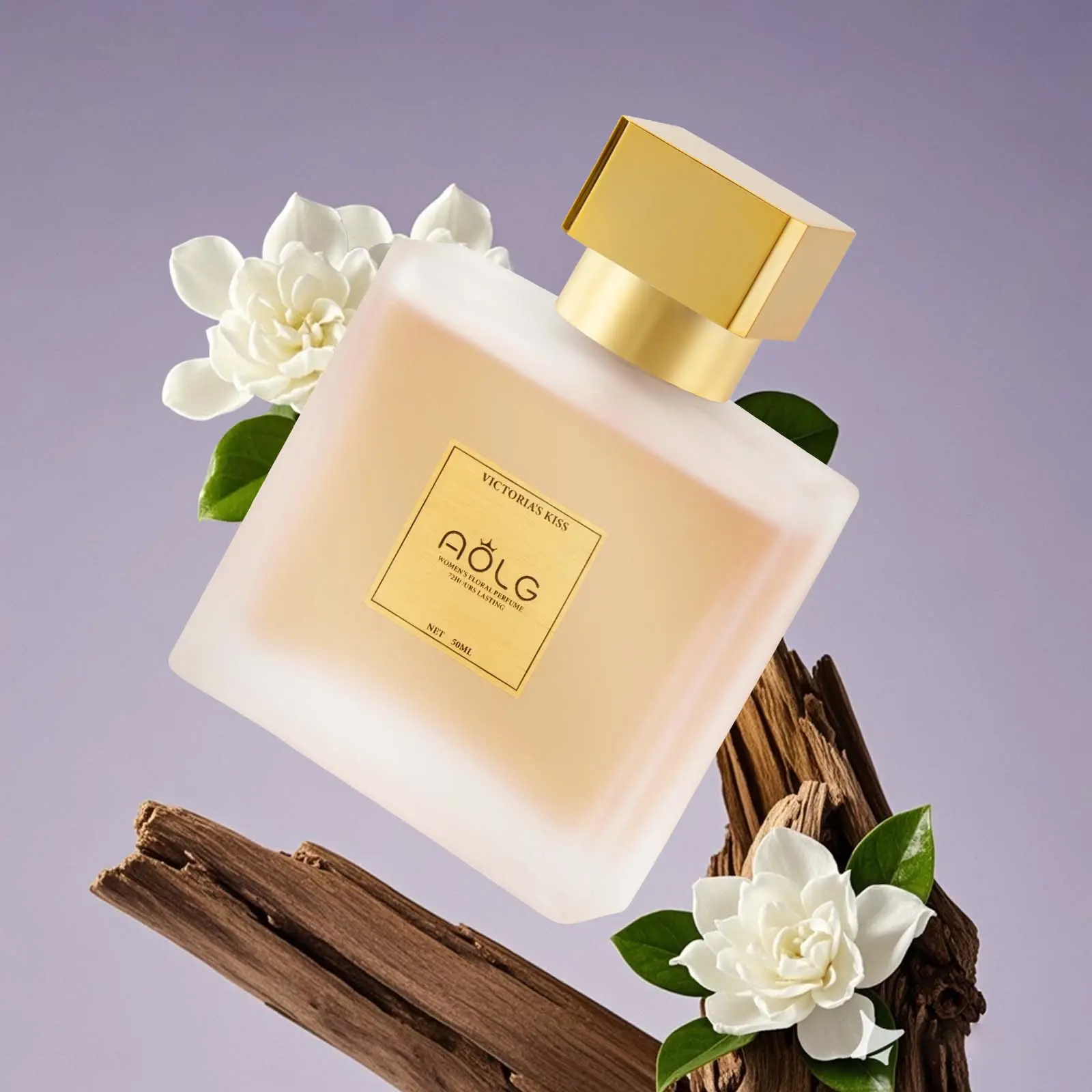 Victoria's Kiss 50ml/1.69FL.OZ | Floral&Woody Intense Eau de Parfum | Long-lasting for more than 72 hours | Secret of Love Couple Perfume | Luxurious appearance perfect design Natural fragrance long-lasting and captivating|Perfect Holiday Gift Citrus Rose