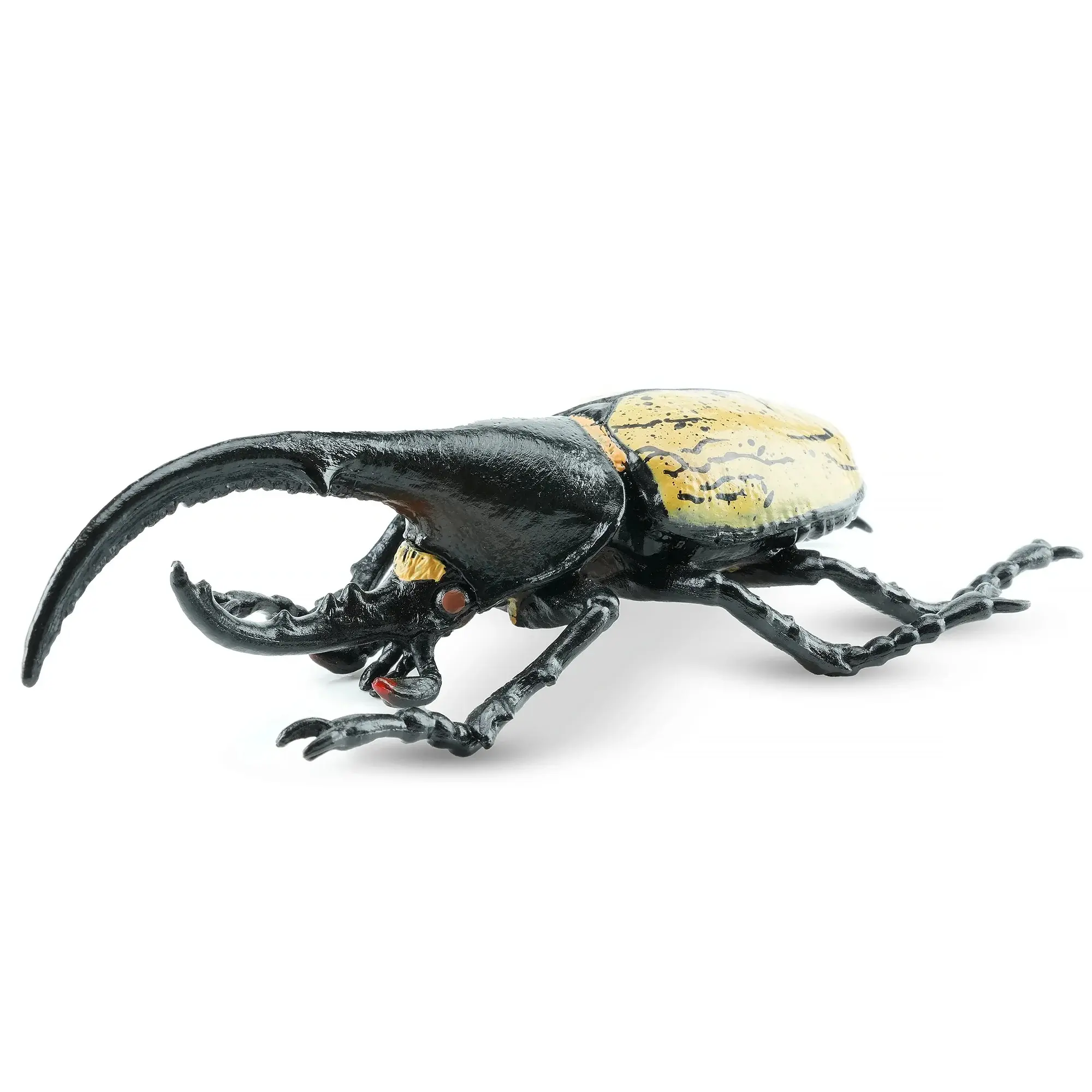 Toymany Hand-Painted Hercules Beetle Figurine – Realistic Insect Model, Ideal for Early Education, Montessori Sensory Play, Cake & Party Decorations, Desk & Home Décor, Thoughtful Gifts, and Collectible Figurine for Enthusiasts