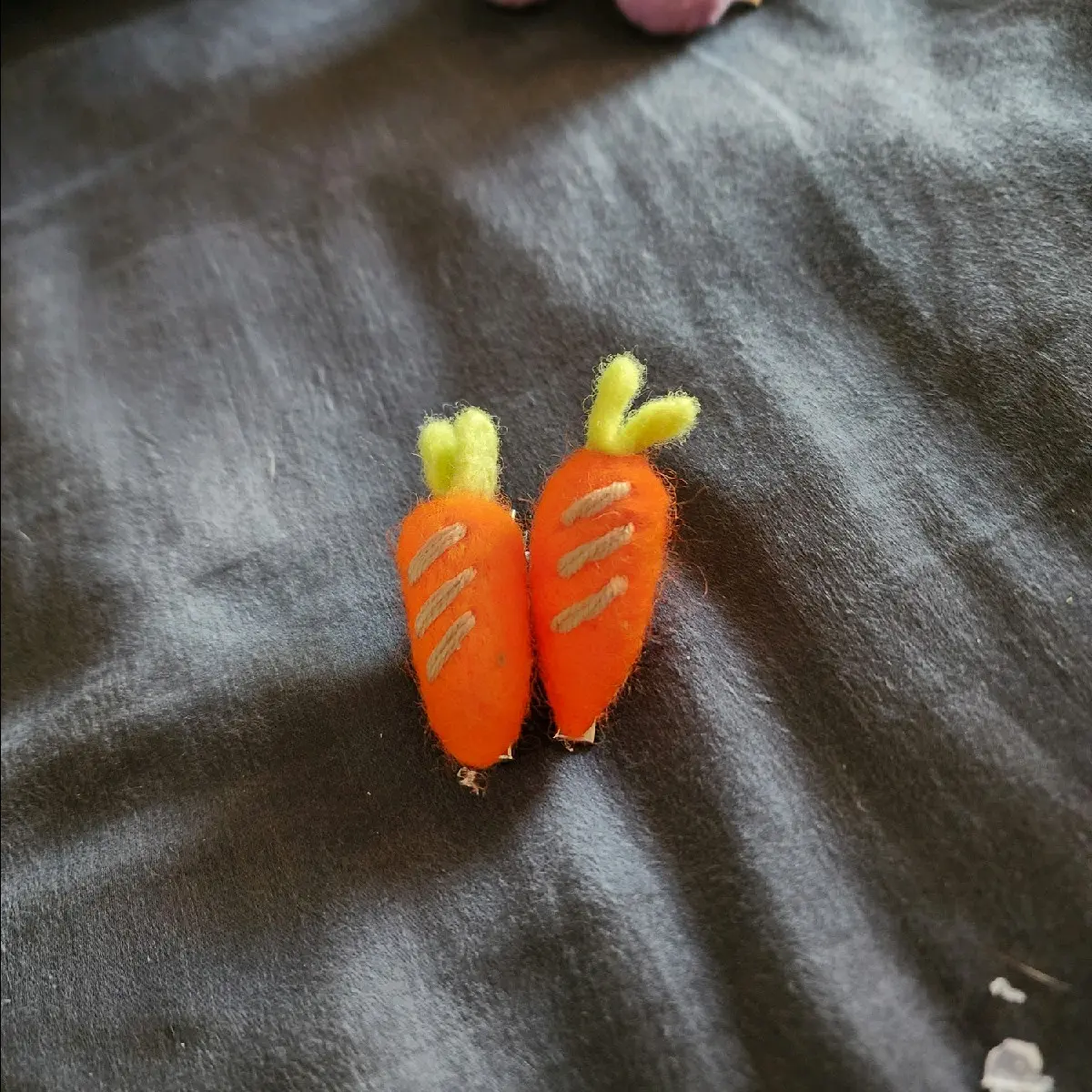 carrot hair clip! carrot hair clip!