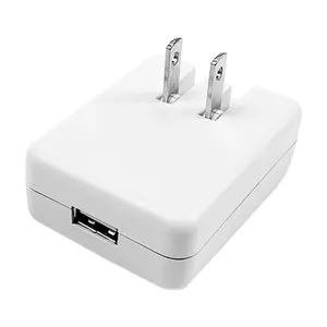 Flat USB Wall Charger, 5V 2A USB Port Wall Charger Adapter with Foldable Plug, Flat USB Charger Block, Charging Box Brick, Cube for iPhone 15 Pro Max, iPad, Samsung GalaxyLG, Pixel, Android