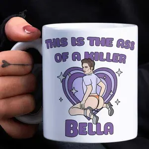 This Is The A.$.$ Of A KiII3r Bella Mug Funny Twilight Merch, Edward Cullen & Bella Swan, Robert Pattinson Coffee Mug, Perfect Twilight Gift Purple Mug 11oz 15oz