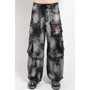 Tripp NYC Zip Lock Storm Wash Pants [Black Denim]