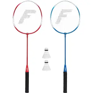 Badminton Racket + Birdie Set - Replacement Badminton Equipment for Kids + Adults - 2 Player - 4 Player Badminton Racket Sets