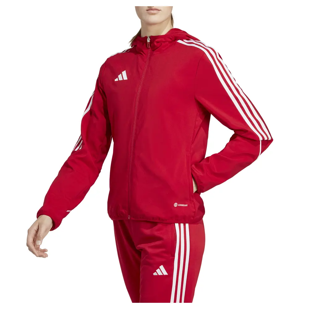 adidas Womens Tiro 23 League Windbreaker Soccer Cleats  - Red