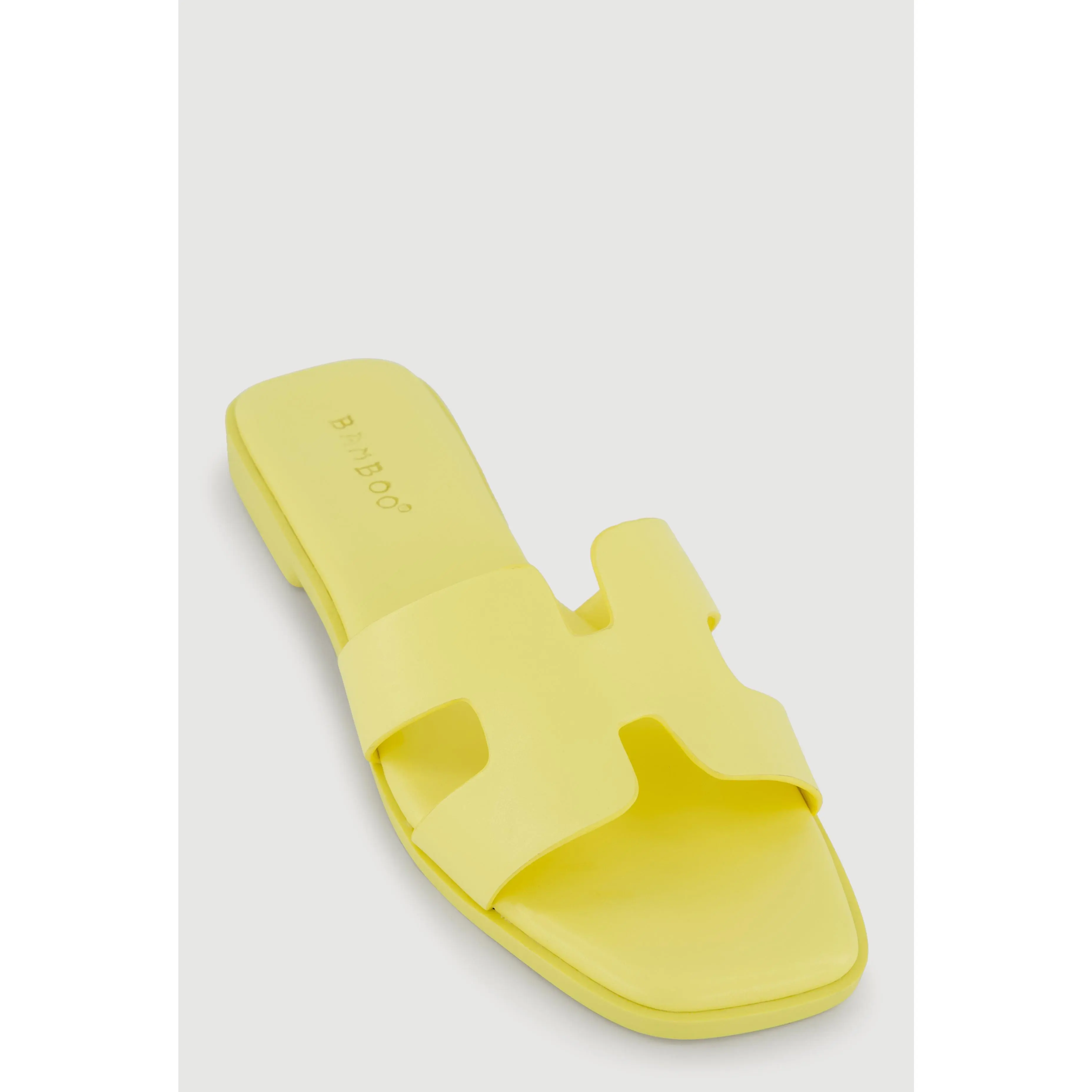 H Band Open Toe Slide Sandals