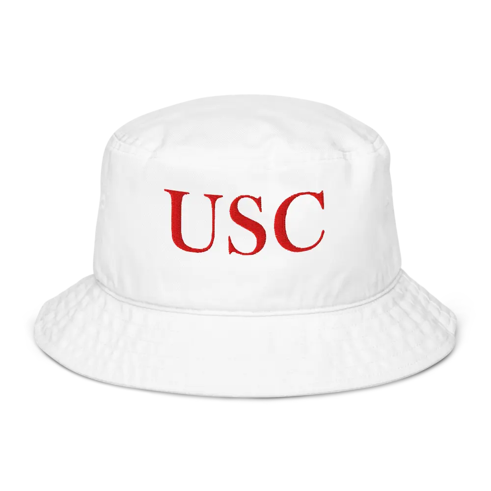 USC White Bucket Hat